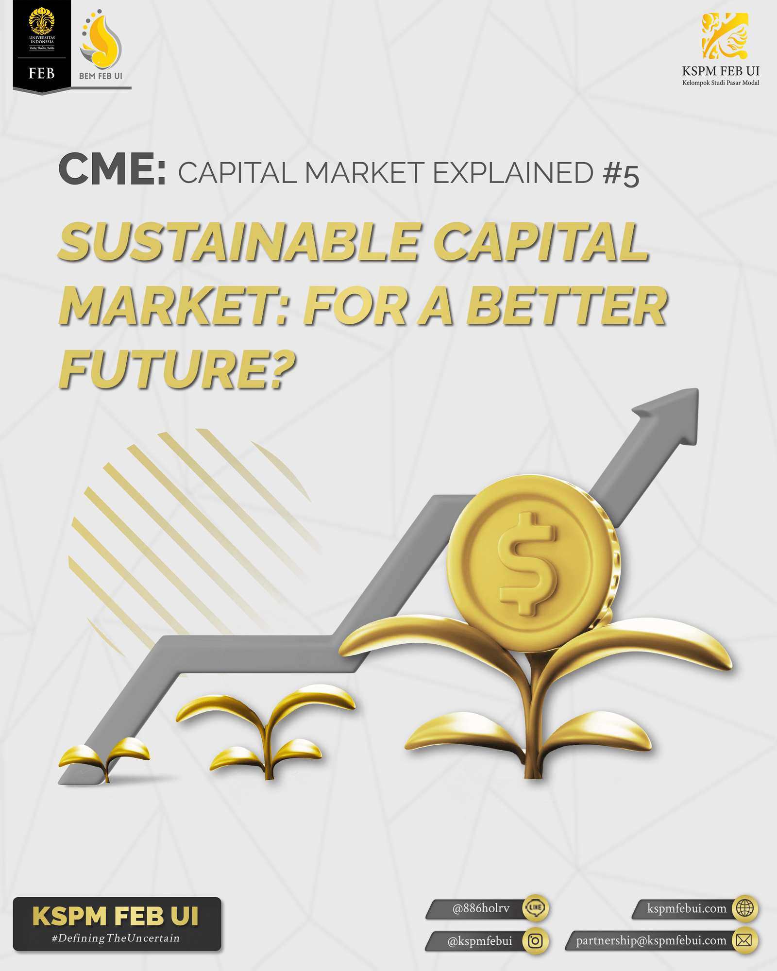 CME #5 : Sustainable Capital Market : For A Better Future?